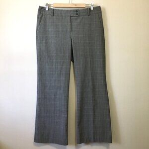 Wide Leg Low-Rise Plaid Dress Pants